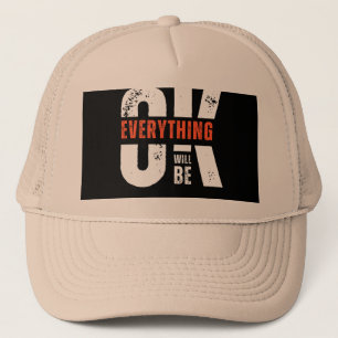 Everything Will Be OK Mütze Motivations-Baseball