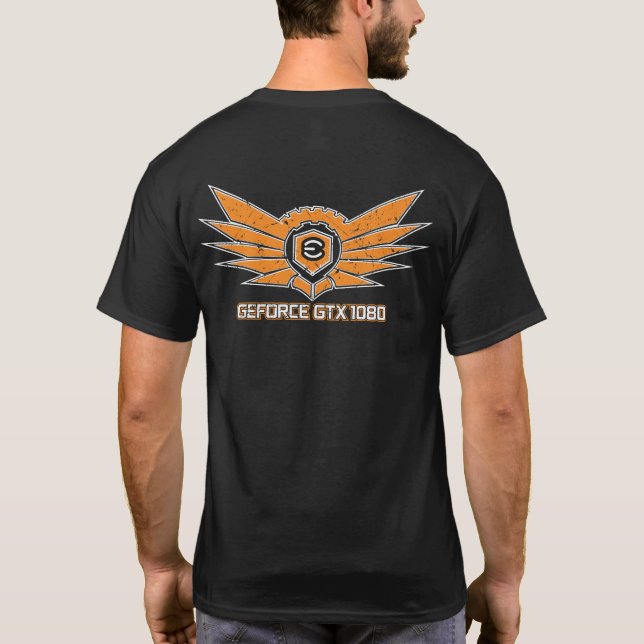 EVGA GTX 1080 Ti "Winged Performance"-T - Shirt (Rückseite)