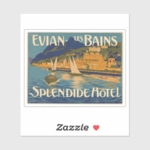 Evian Les Bains Spledide Hotel  Aufkleber