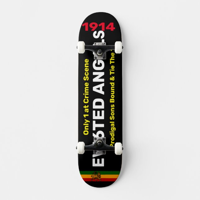 EVICED ANGELS Skateboard (Vorderseite)