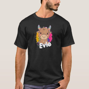 EVIE Schöner Mädchenname mit bezaubernder kleiner T-Shirt