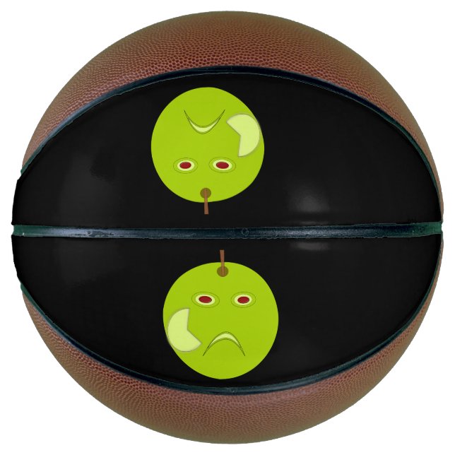 Evil Apple mit Scar Halloween Basketballs (Vorderseite)