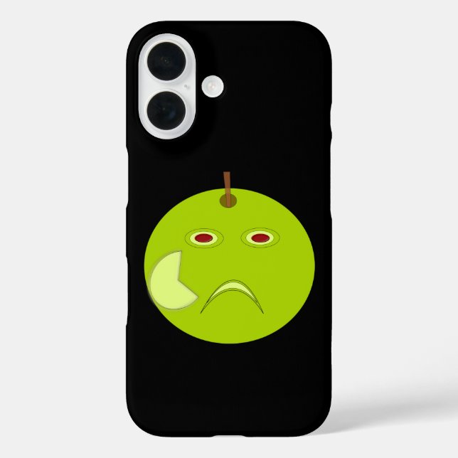 Evil Apple mit Scar Halloween Case-Mate iPhone Hülle (Rückseite)