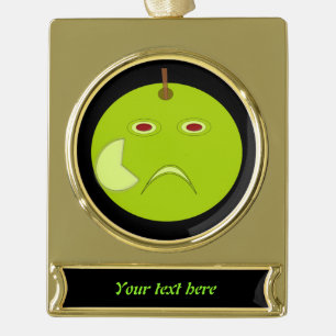 Evil Apple mit Scar Halloween Custom Ornament