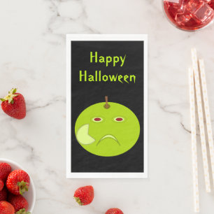 Evil Apple mit Scar Halloween Custom Serviette