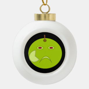 Evil Apple mit Scar Halloween Ornament