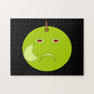 Evil Apple mit Scar Halloween Puzzle