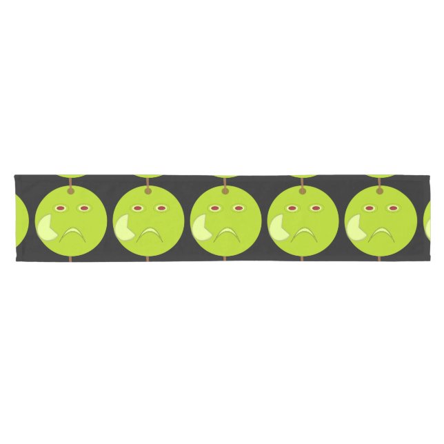 Evil Apple mit Scar Halloween Tischläufer (Horizontal)