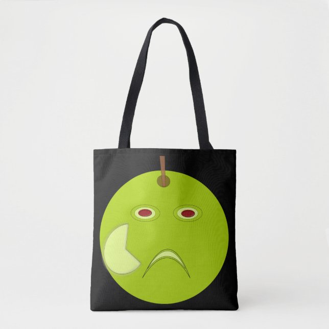 Evil Apple mit Scar Halloween Tote Bag (Vorderseite)