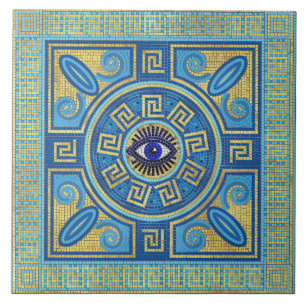 Evil-Aug-Mosaik-Tile-Ornament Fliese