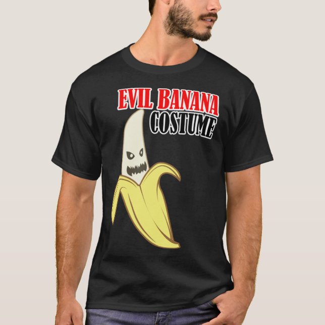 Evil Banana Costume Funny T-Shirt (Vorderseite)
