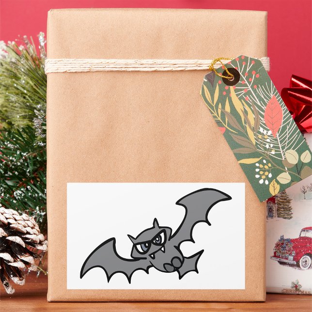 Evil Bat Rechteckiger Aufkleber (Von Creator hochgeladen)