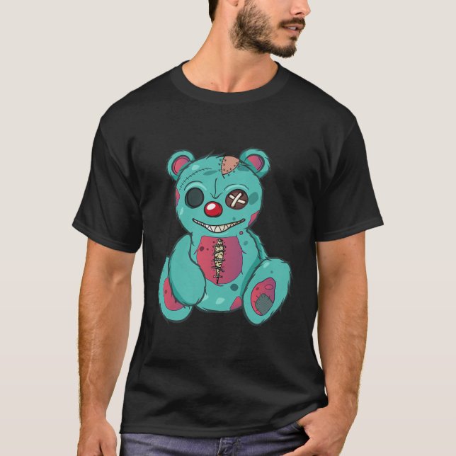 Evil Beängstigend Teddy Bear T - Shirt (Vorderseite)
