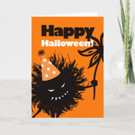 Evil Blume Bug Happy Halloween Karte