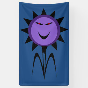 Evil Blume Kawaii Goth Halloween Banner