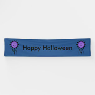 Evil Blume Kawaii Goth Halloween Custom Banner