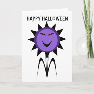 Evil Blume Kawaii Goth Halloween Custom Card Karte