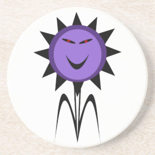 Evil Blume Kawaii Goth Halloween Untersetzer