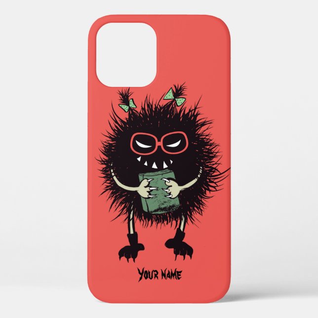 Evil Book Lover Character - Edgy Reading Case-Mate iPhone Hülle (Rückseite)