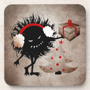 Evil Bug gibt Weihnachten Geschenk Untersetzer