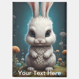 Evil Bunny Rabbit Spaß Magnet