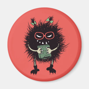 Evil Character Gothic Book Lover Magnet