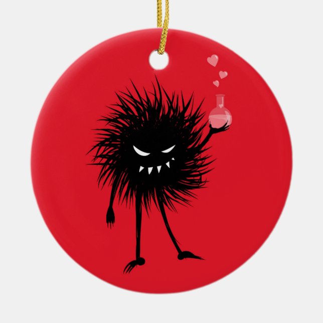 Evil Chemistry Character Liebe Pop Keramik Ornament (Vorne)