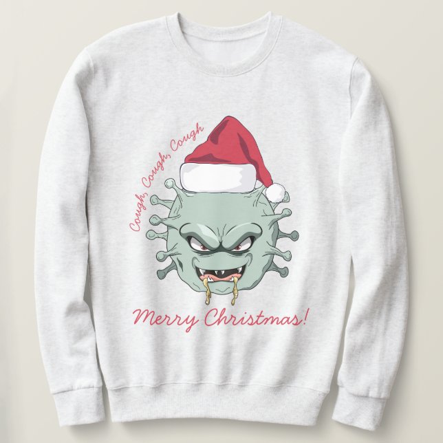 Evil Christmas Virus Sweatshirt (Design vorne)