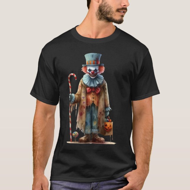Evil Clown der Malevelent Jester T-Shirt (Vorderseite)