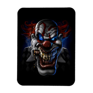 Evil Clown Face Magnet