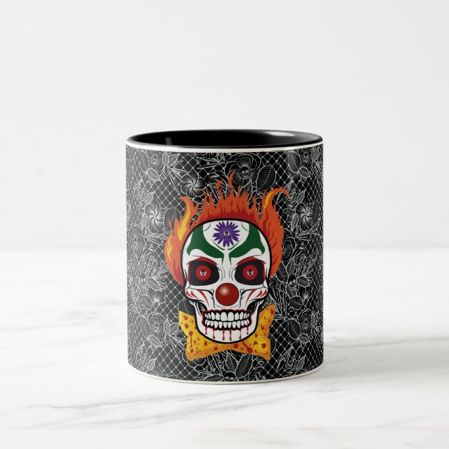 Evil Clown Skull Dämon Tasse Geschenk Idee (Mittel)