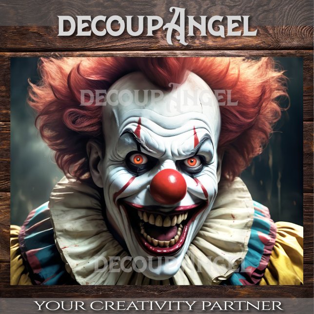 Evil Clown Smirk Seidenpapier (Von Creator hochgeladen)