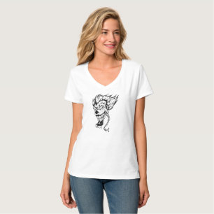 Evil clown Women's Hanes Nano V-Neck T - Shirt