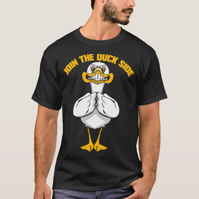 Evil Duck for Duck Fan Duck Pond T-Shirt (Vorderseite)