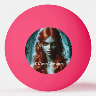 Evil elf and demoness tischtennisball