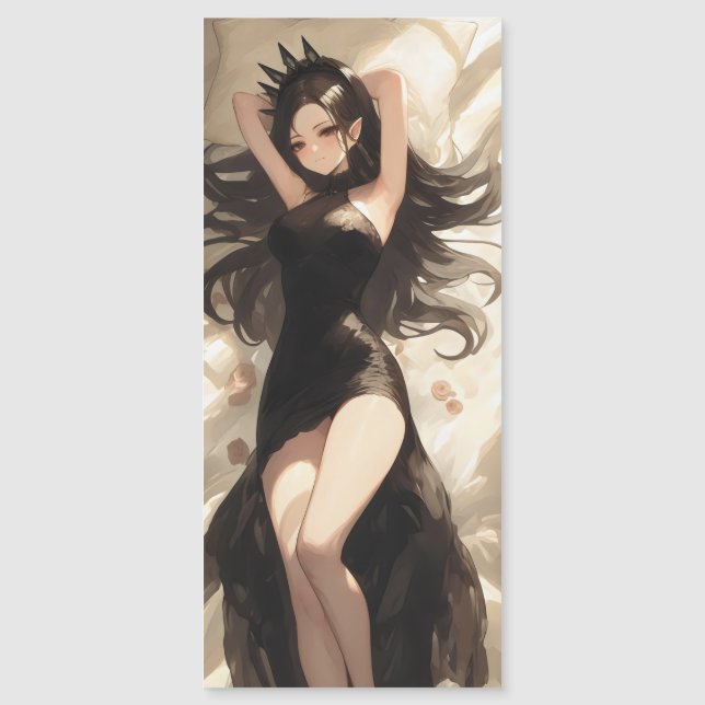 Evil Elf Queen Anime Magnetkarte (Vorderseite)