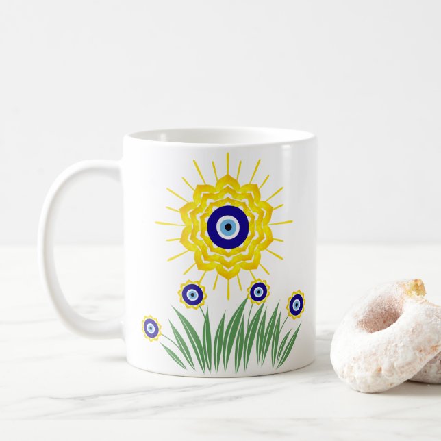 Evil Eye #10 Kaffeetasse (Mit Donut)