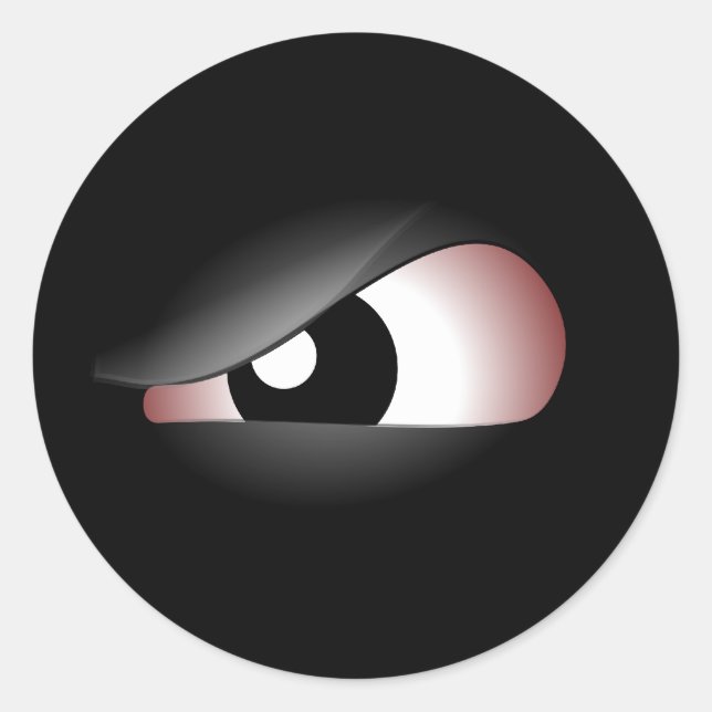 Evil Eye 2 Runder Aufkleber (Vorderseite)
