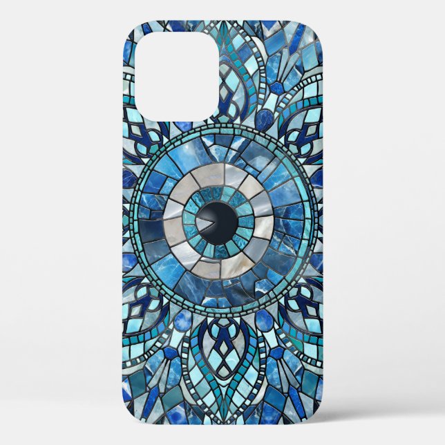 Evil Eye Amulet Mosaic Mandala Art Case-Mate iPhone Hülle (Rückseite)