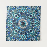 Evil Eye Amulet Mosaic Mandala Art