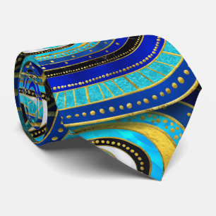 Evil Eye Amulet Muster Krawatte