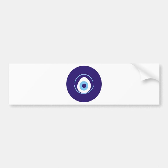 Evil Eye Autoaufkleber (Vorne)