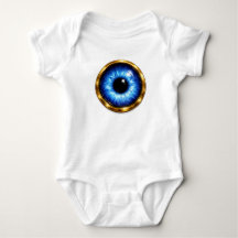Evil Eye Baby Shirt – Blue Protective Eye Cute Inf