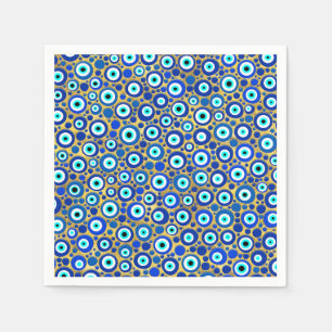 Evil Eye Charm Muster Serviette