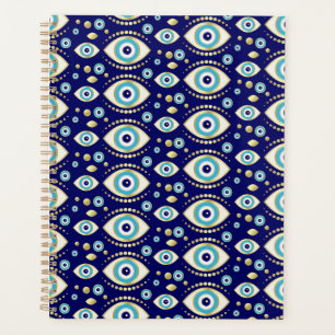 Evil Eye Charm Pattern Planer
