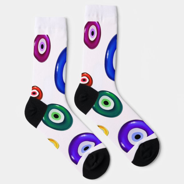 Evil Eye Design Socken (Rechts)