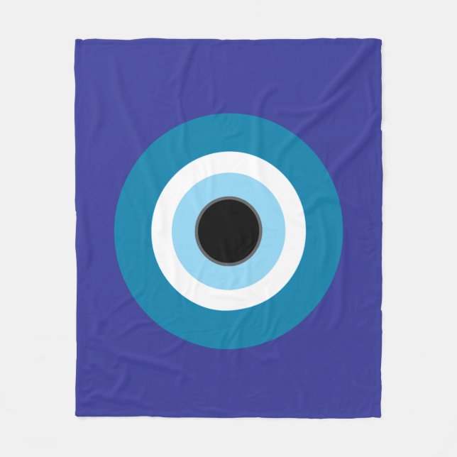 Evil Eye Fleece Blanket (Vorderseite)