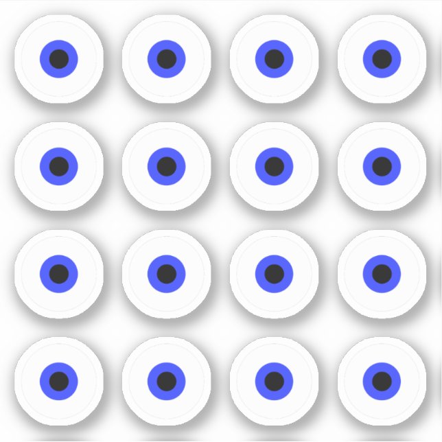 Evil eye Full Sheet Aufkleber (Vorderseite)