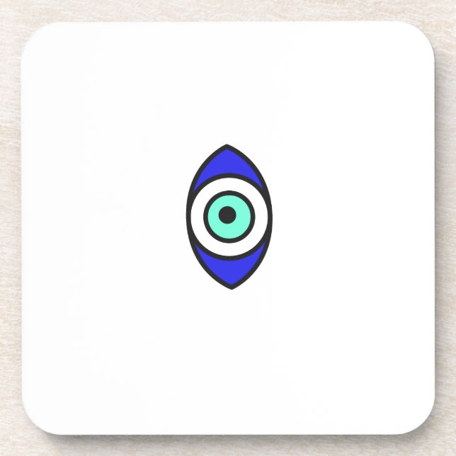 Evil Eye Getränkeuntersetzer (Vorderseite)