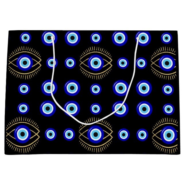 Evil Eye Große Geschenktüte (Vorderseite)